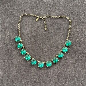Elegant Gold and Green Necklace